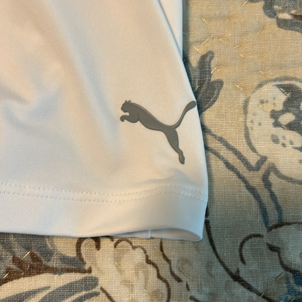 Puma Bright White Athletic Skort, Size Large - Picture 2 of 8